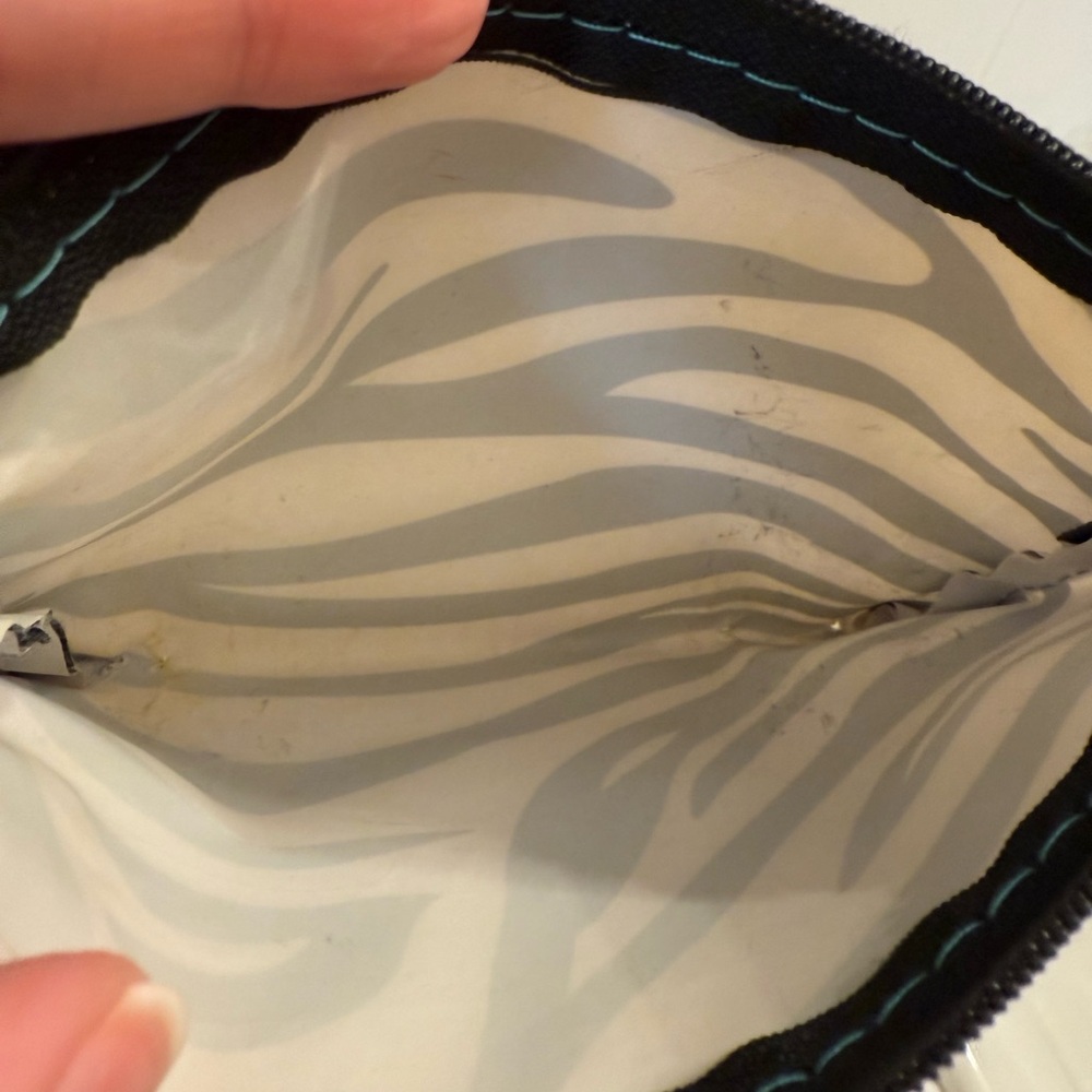Zebra Print Pouch Set - Picture 3 of 3